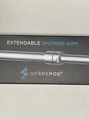 Extendable Shower Arm in Silver